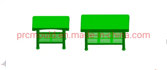 Meubles d'injection en plastique, grand et petit Iml, nouveau Design, pieds carrés et ronds, modèle de Table solide, moule